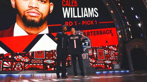 CHICAGO BEARS Trending Image: Bears' Caleb Williams breaks Caitlin Clark's draft night merch sales record